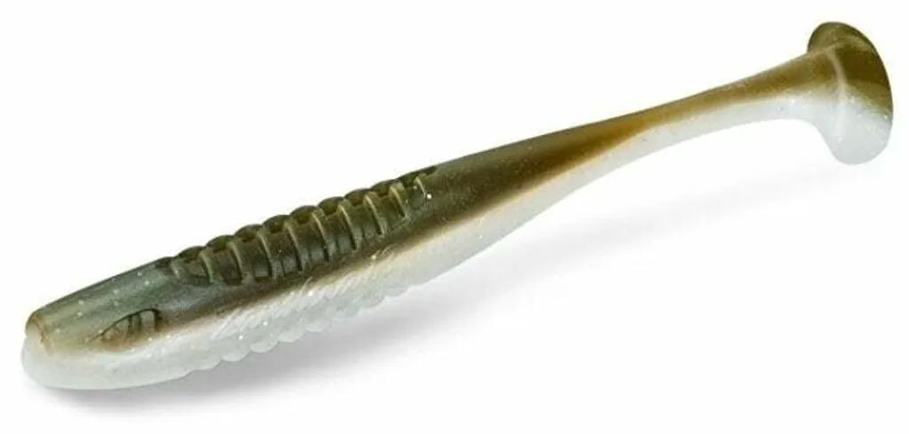 Leurre souple Delphin ZANDERA FlexiFLOAT UVs 12cm Booty 5 pcs pour sandre