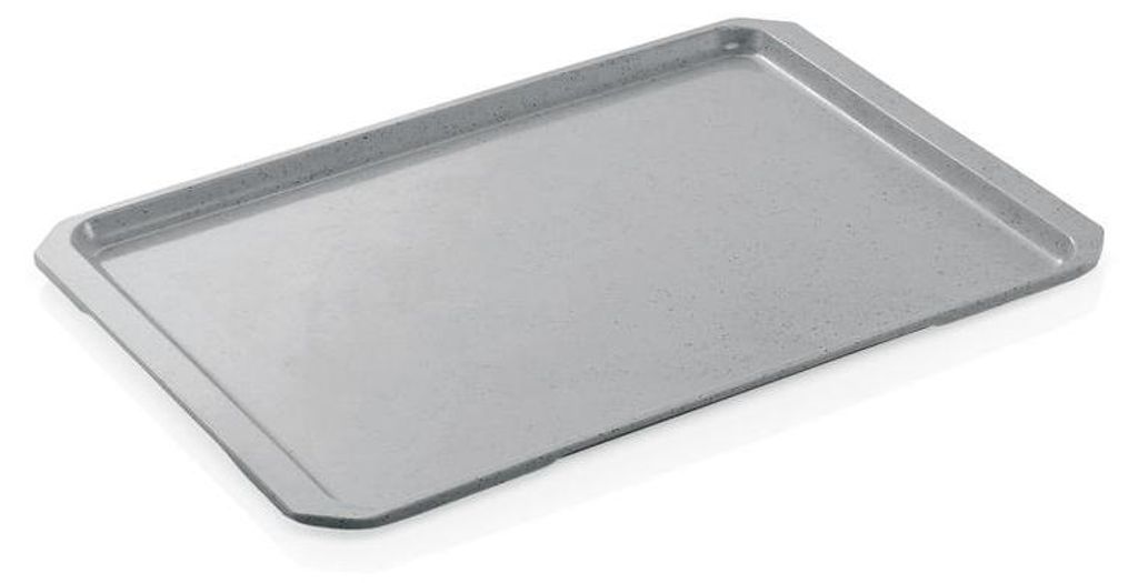 8x WAS Germany Gastro Systemtablett Tablett granitgrau stapelbar 46 x 35,5 cm Serviertablett Fiberglasverstärkt