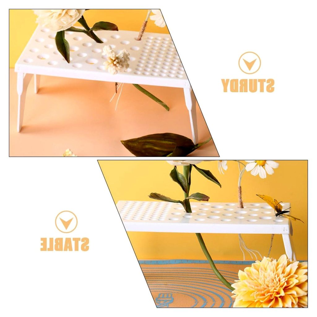 2 Stück Trockengestell aus Kunststoff für Zuckerblumen und Fondant mit variablen Lochgrößen zum schnellen Trocknen von Backzubehör für Torten...