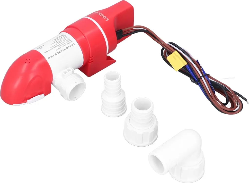 Pompe de cale électrique 1100GPH 4160L/H submersible pour fond de cale