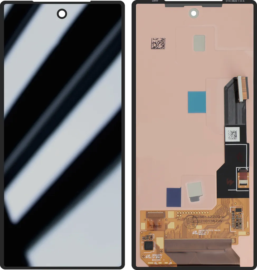 Écran tactile de rechange Google Pixel 7a, kit LCD noir Clappio