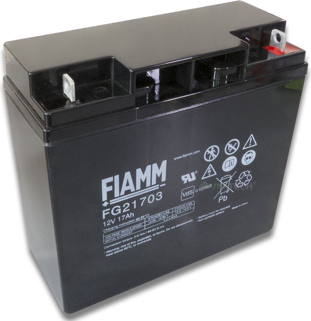 FIAMM Ersatzakku Für USV APC RBC17 - 12V Blei-Akku 7200mAh