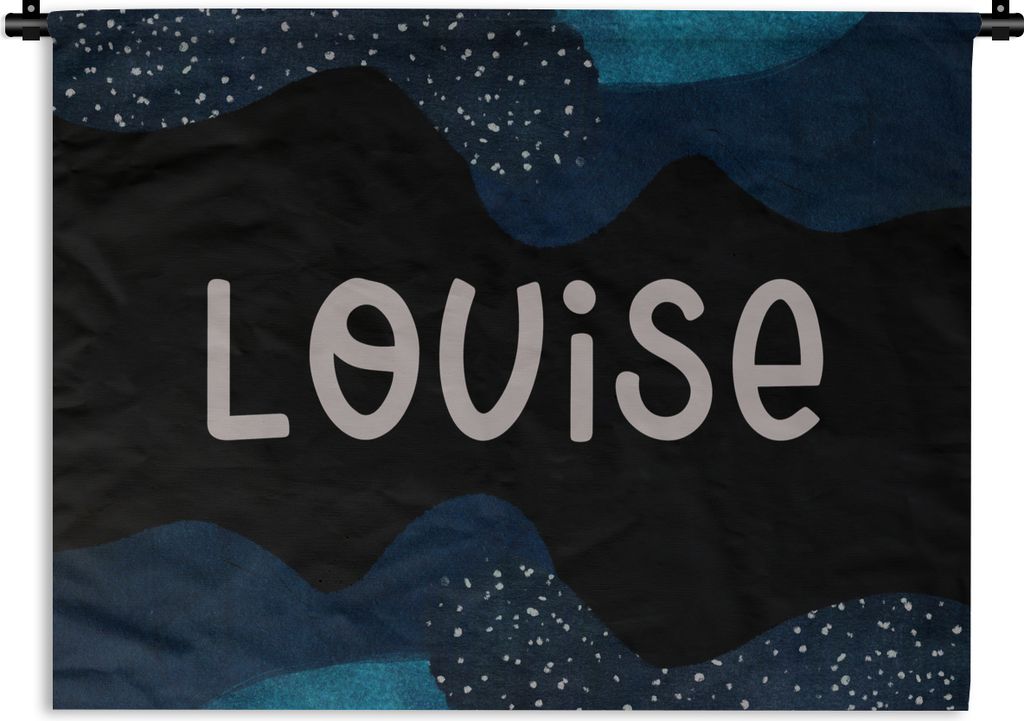 MuchoWow Wandteppich Wandbehang Louise - Pastell - Mädchen 90x67.5 cm Tapisserie Dekoration Wandtuch - Fototeppich - Wand-Skulpturen