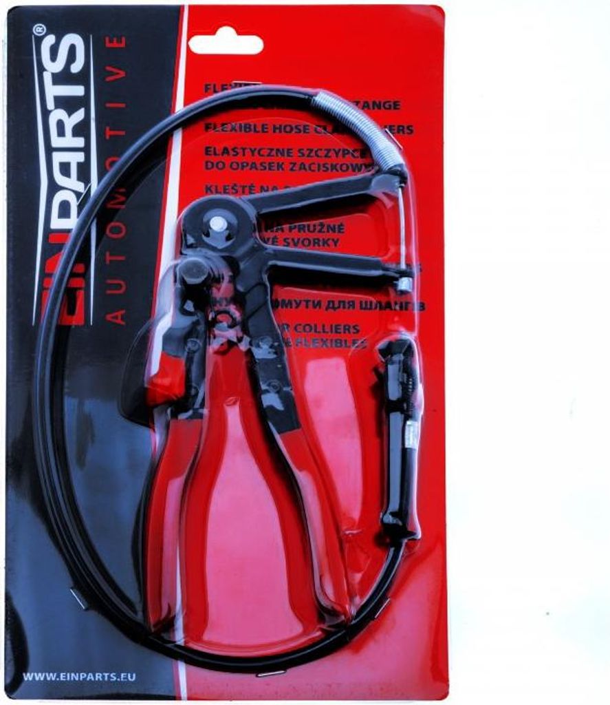 Seilzug-Kabelklemmenzange 690 mm Kabellänge, 42 mm Arbeitsbereich für Federklemmen an Kraftstoff- und Kühlmittelschläuchen