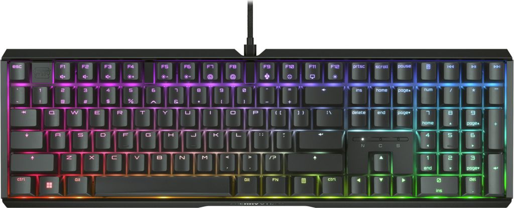 CHERRY MX 3.1 leistungsstarke Gaming-Tastatur in trendigem Aluminiumgehäuse