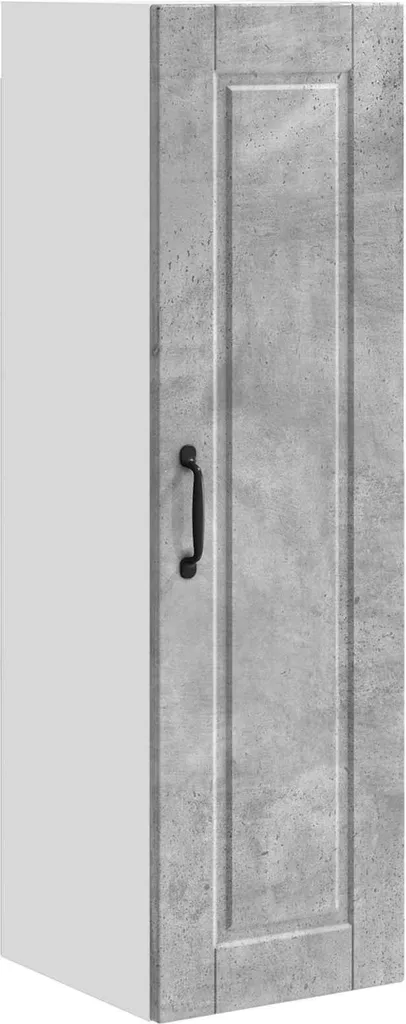 SYFAX™ Mobile da cucina con porta Grigio cemento 30 x 31 x 100 cm