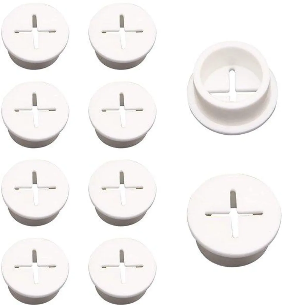 Évitez les chutes : Protection anti-roulement blanche table lot de 10
