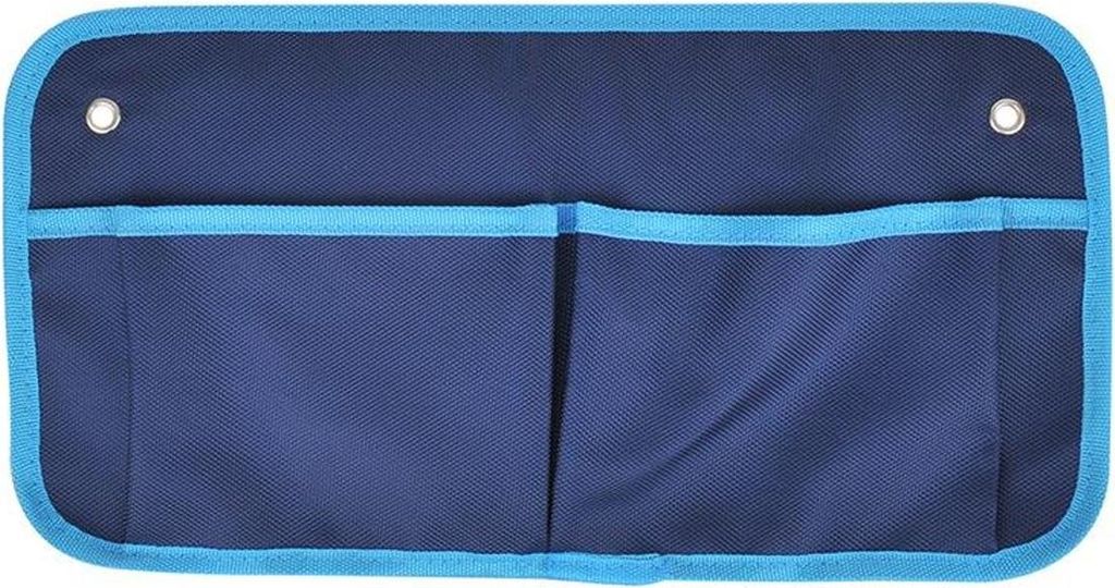 Hängeorganizer Organizer Hängeaufbewahrung Stoff Camping Wohnwagen Wohnmobil Caravan Boot Zelt Vorzelt 40 x 20 cm blau