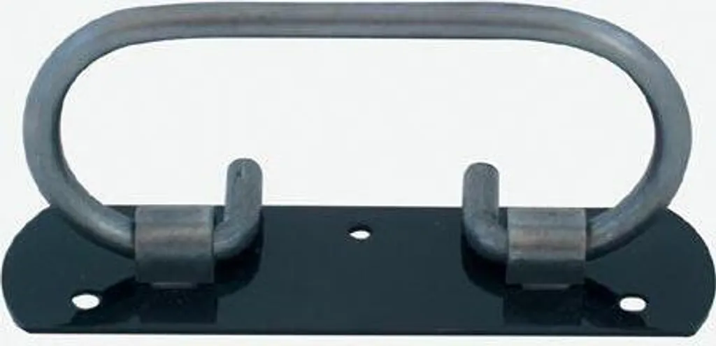 Poignée de mallette 15525 lot de 10 pièces en plastique noir robuste