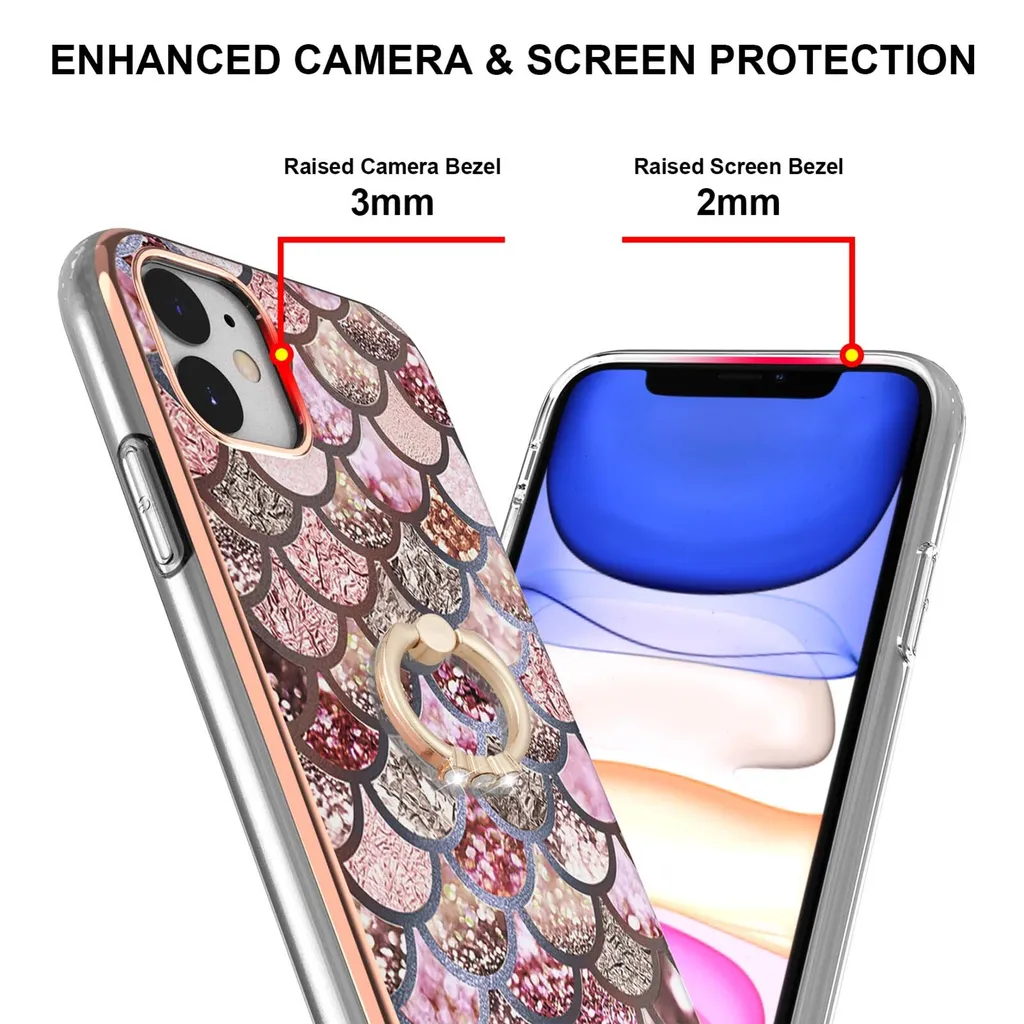 Custodia ZTOFERA Per IPhone 11 Con Cuori Carini - Cover In Silicone Morbido Antiurto, Bianco, Protezione Per Ragazze - 2