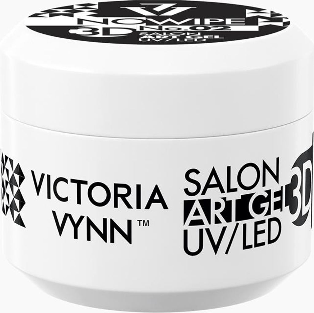 Art Gel 3D UV/LED 02 Schwarz No Wipe 5ml Produktbild 