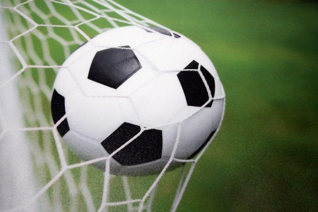 Schreibtischunterlage Fußballspieler  Spielfeld Fußball 40x60 cm abwischbar Ball 