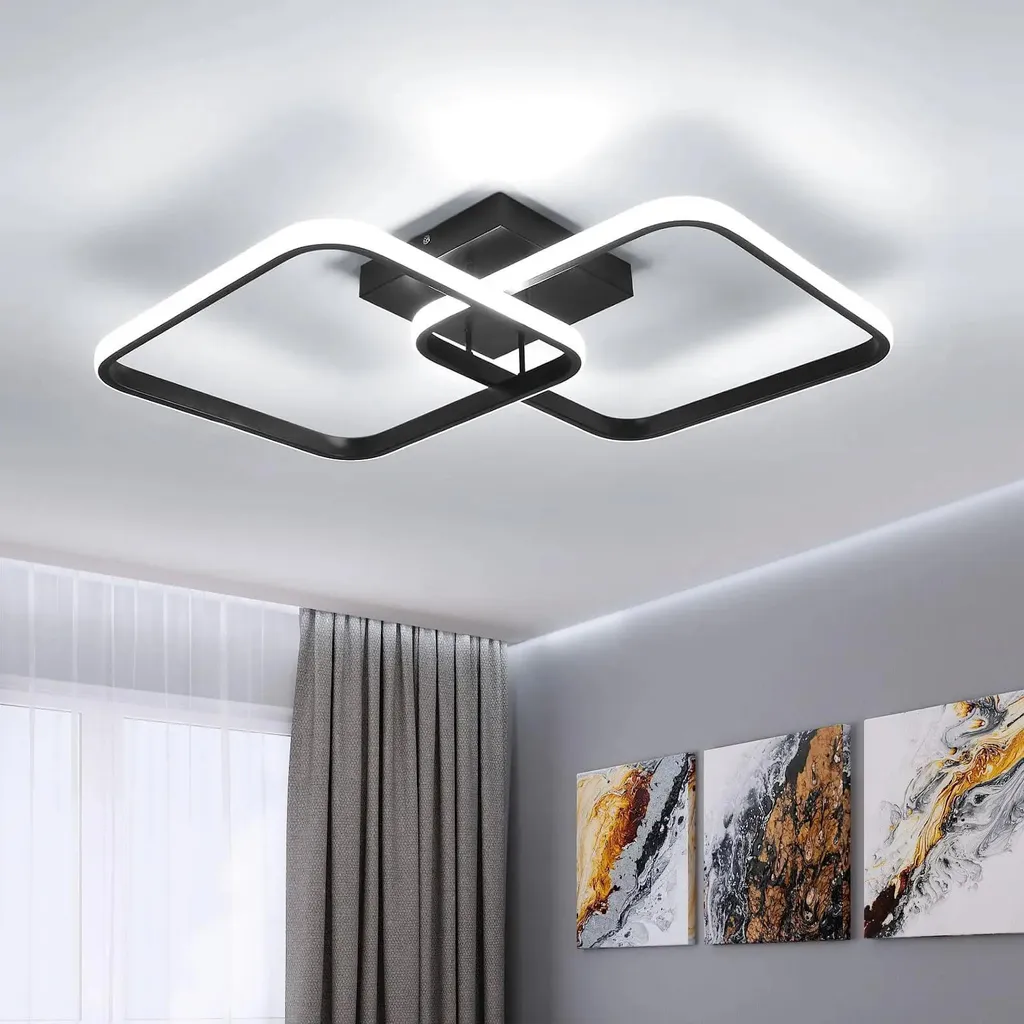 Plafonnier LED Éclairage Puissant pour Bureau et Couloir Blanc 50W