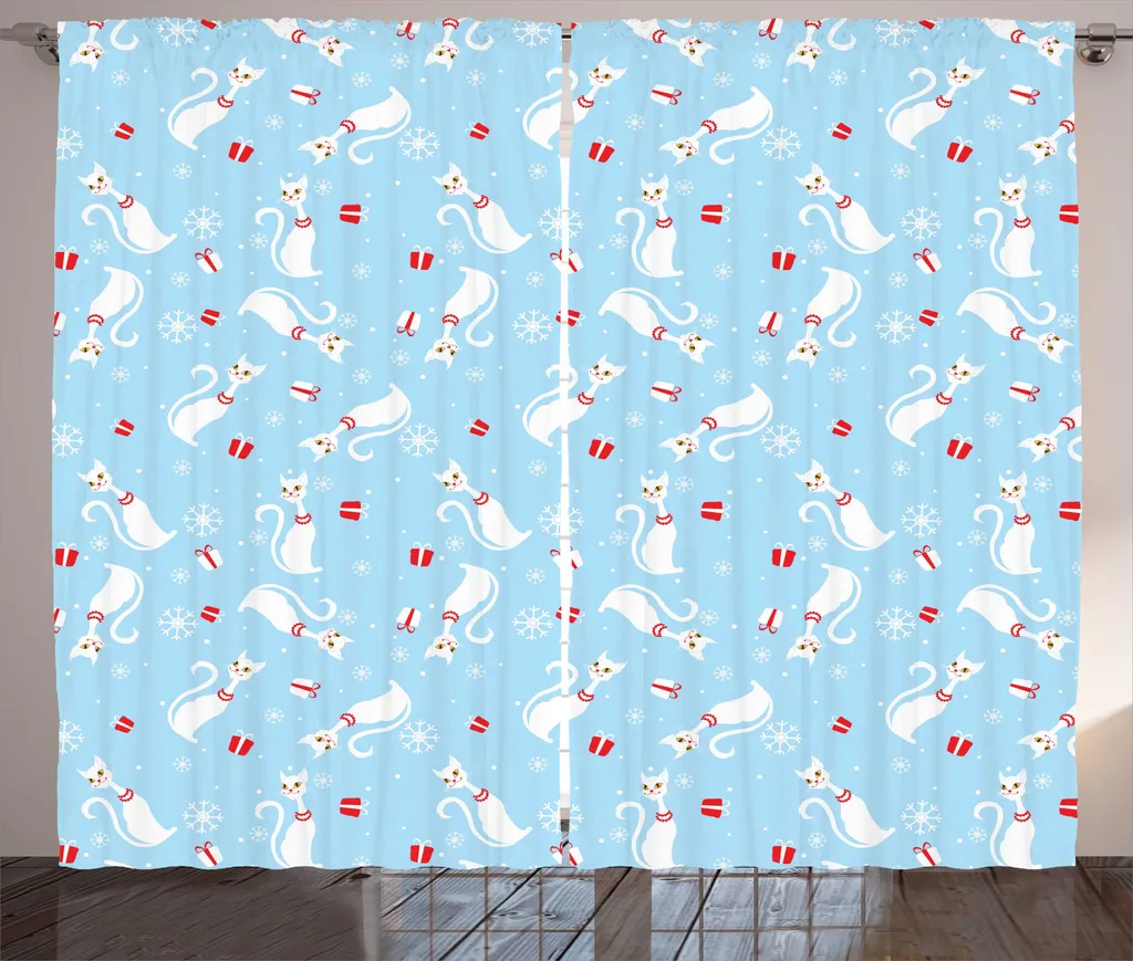 Tenda Natalizia Gatti ABAKUHAUS 280x175 - Design Rustico Moderno