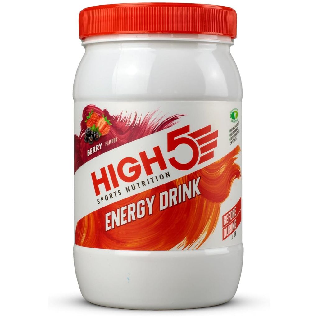 HIGH5 - Energy Drink - 1000g -beeren Geschmack - Isotonisches Energiegetränk - Elektrolyt - Elektrolyte + Kohlenhydrate Sportgetränk - 2:1 Fruktose