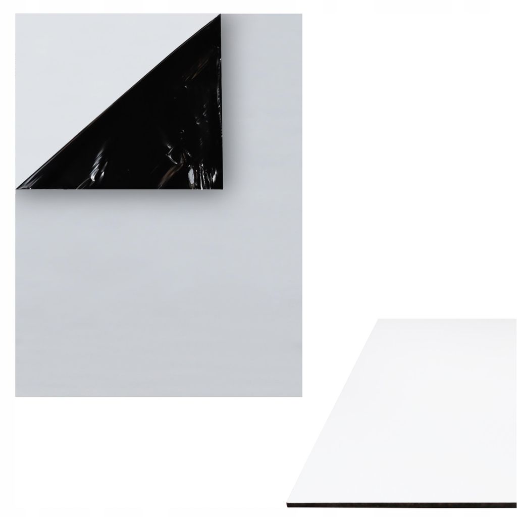 Aluminium Verbundplatte Weiß 20x30 cm 3mm ACP ACM Platte Produktbild 
