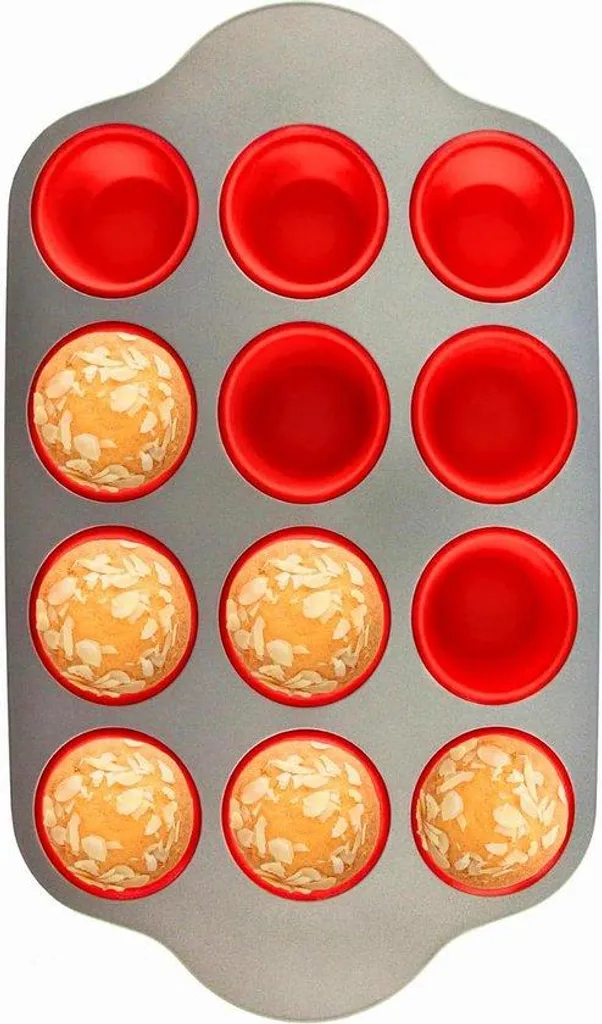 Moule silicone 12 tasses avec armature acier et revêtement antiadhésif