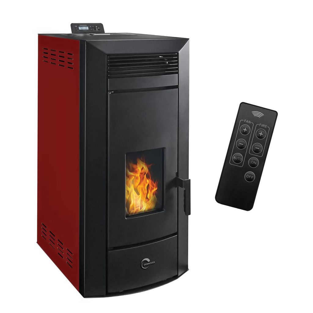 Hydrauliczny piec na pelety Kleona 22,7 kW Bordeaux Zdjęcie produktu 