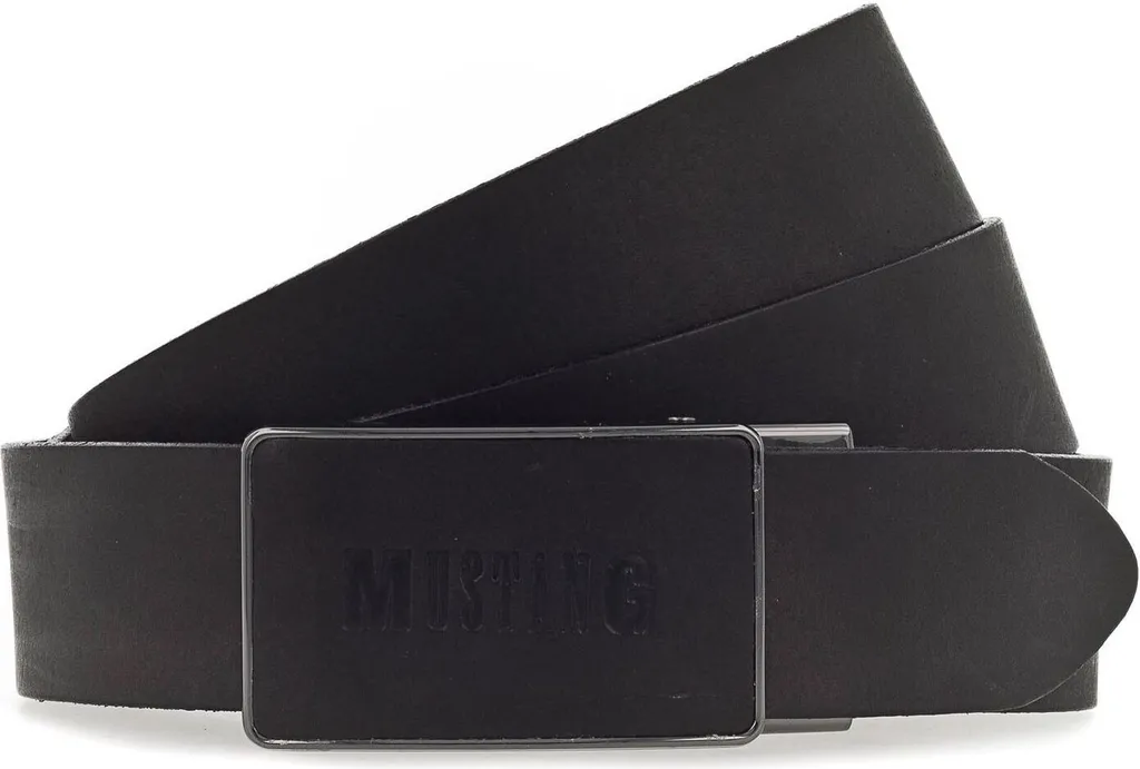 MUSTANG Cintura Pelle Uomo W80 Dark Brown | Look Casual e Robusto