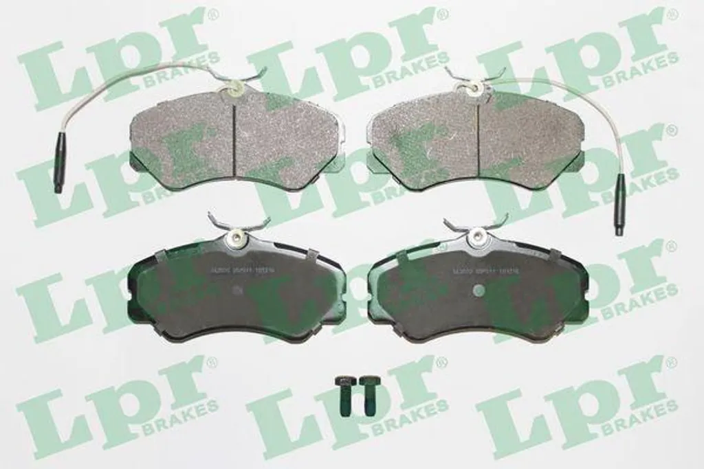 Plaquettes de frein antibruit sans sifflement pour Fiat Ducato J5