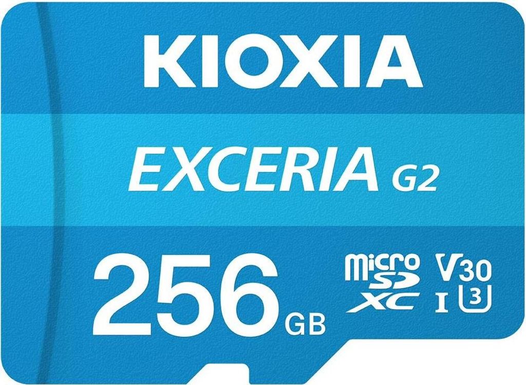 KIOXIA Kioxia EXCERIA G2 256 GB MicroSDHC UHS-III Class 10 Obrázek produktu 