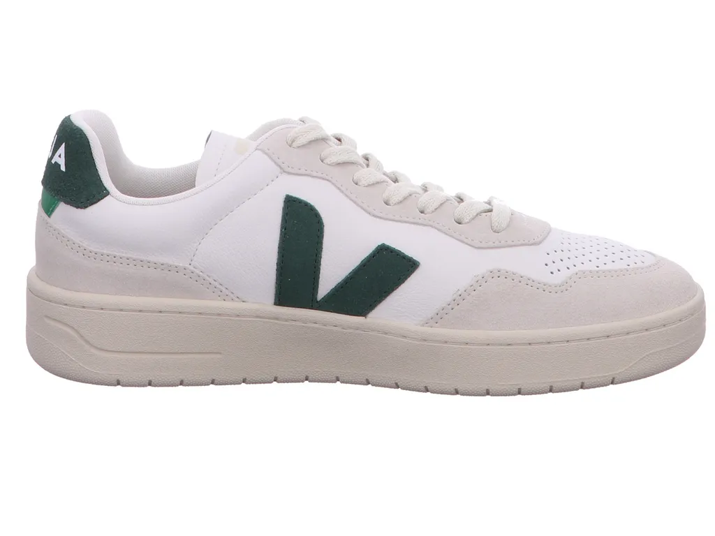 Veja V-90 Extra White Chypre 47 : baskets écoresponsables blanches - 4