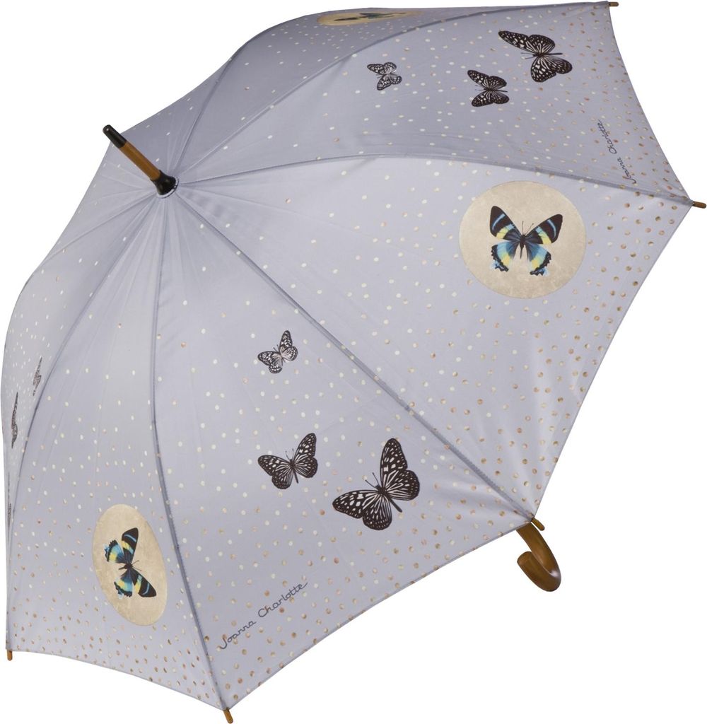 Goebel Grey Butterflies - Stockschirm Artis Orbis Joanna Charlotte Bunt Textil 26150311