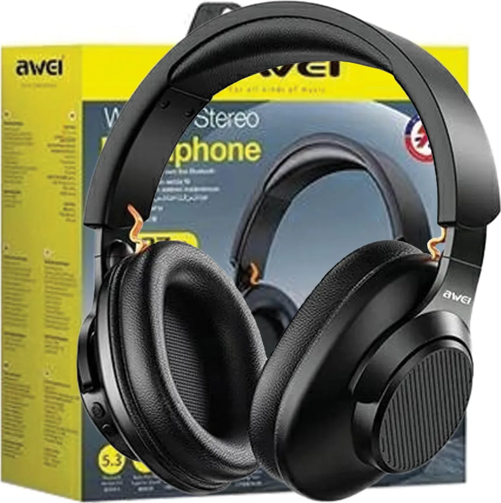 Awei A997 Nero: Cuffie Bluetooth Economiche con Super Bassi e ANC