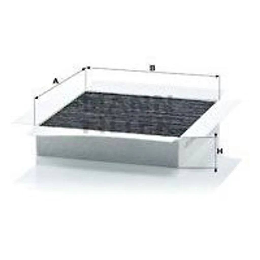 Anti-Odeur et Pollen Filtre Habitacle CUK 2032 pour Smart City-Coupe