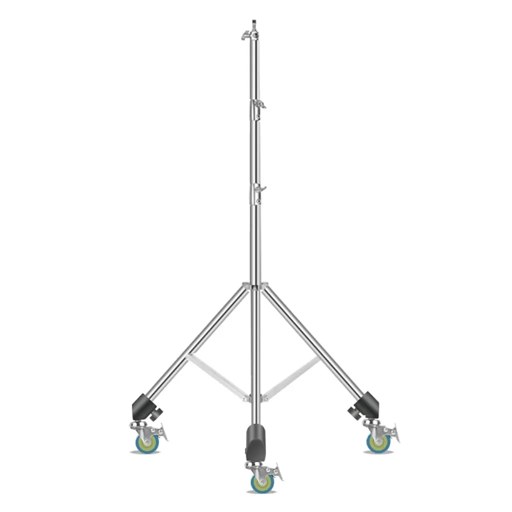 Trépied de studio mobile en inox pour projecteur et softbox - 120-300cm