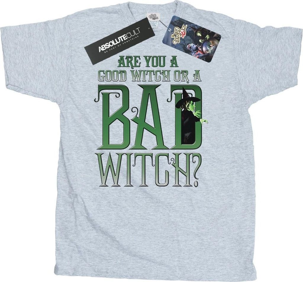 The Wizard Of Oz - "Good Witch Bad Witch" T-Shirt für Herren BI52326 (XXL) (Grau)