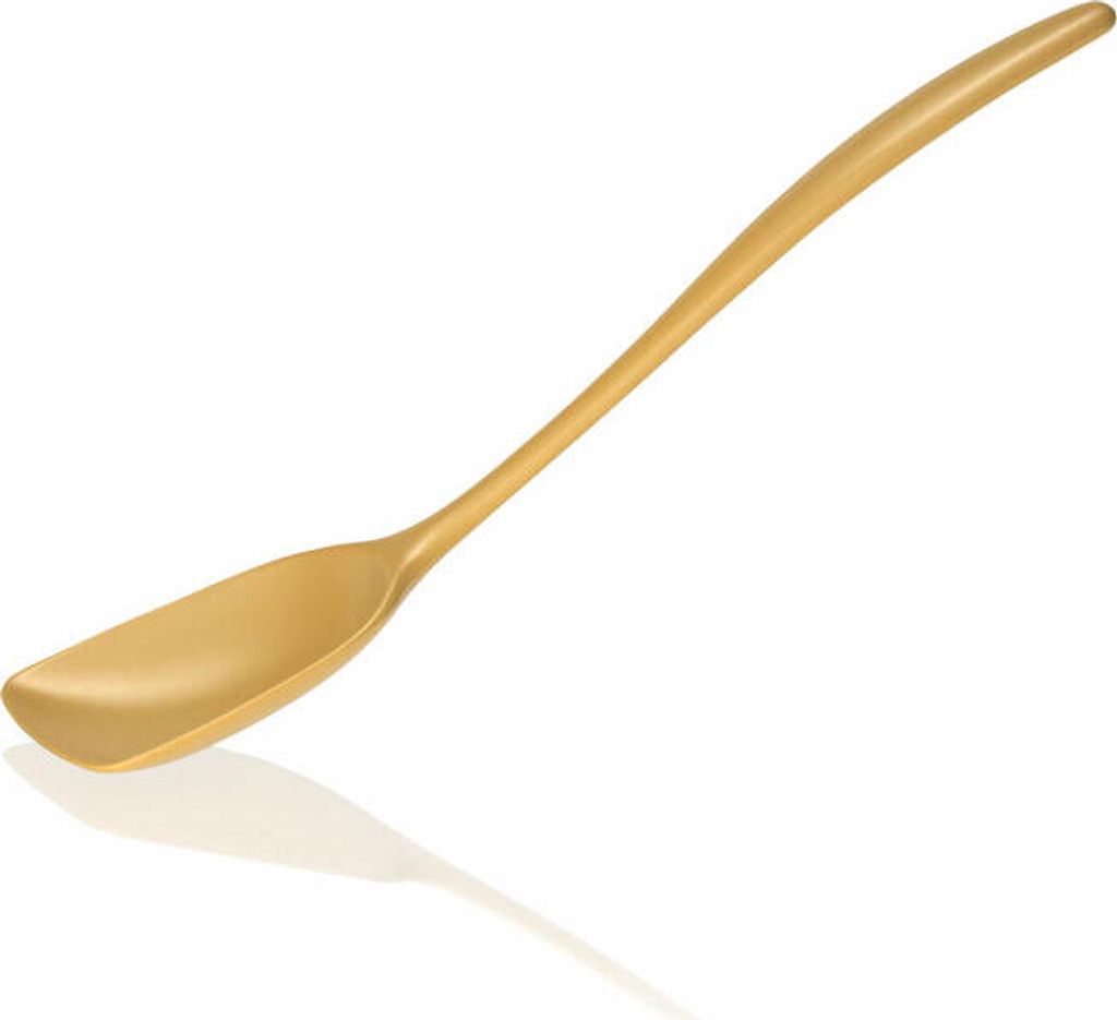 Rosti Kochlöffel New Classic breit, Küchenhelfer, Kunststoff, Curry, 27 cm, 30056