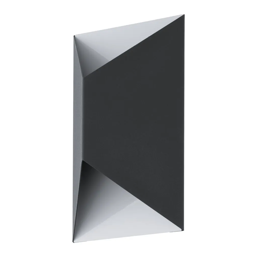 Applique extérieure LED blanche double faisceau EGLO Predazzo 2x2,5 Watts