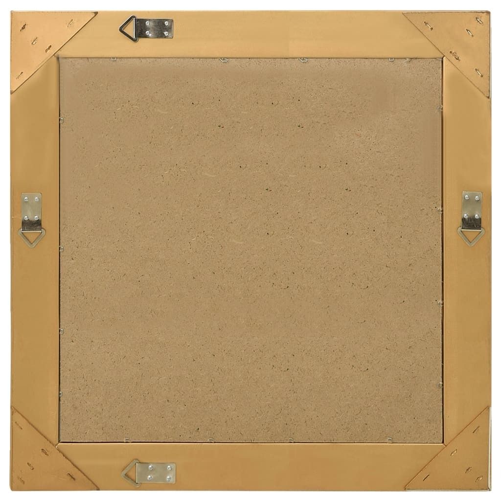 The Living Store Wandspiegel im Barock-Stil 60x60 cm Golden Produktbild 3