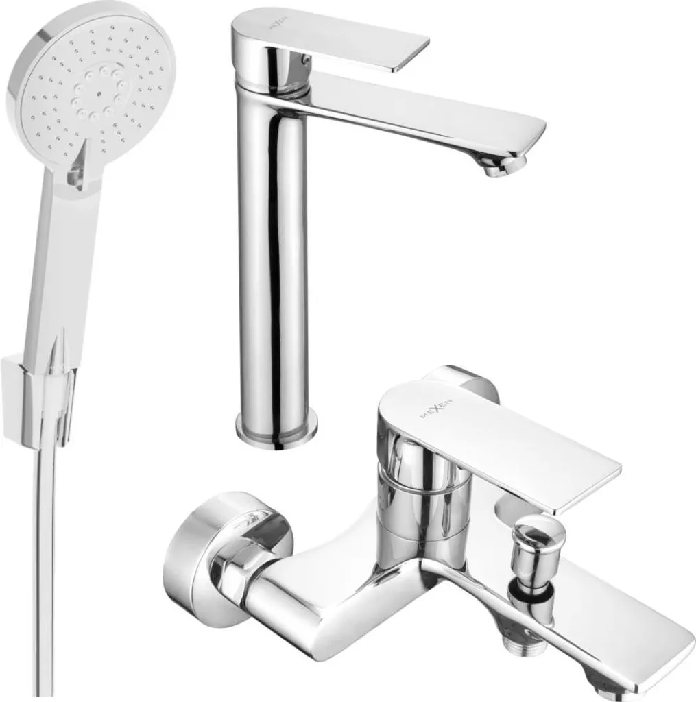 Mexen Royo R40 set da bagno, cromo - 72213R40-00