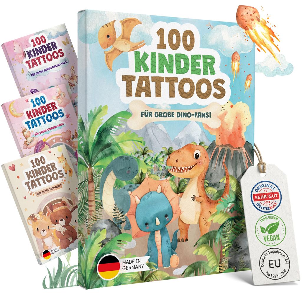 EULENTALER® Kindertattoos [Dermatest ] I 100 Produktbild 
