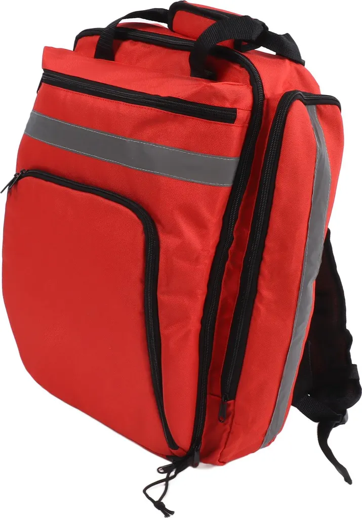 Sac de premiers secours de grande capacité avec compartiments modulables