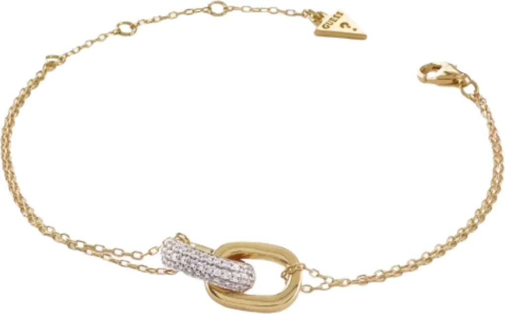 Gourmette GUESS Nuances ajustable en argent rhodié pour femme élégante