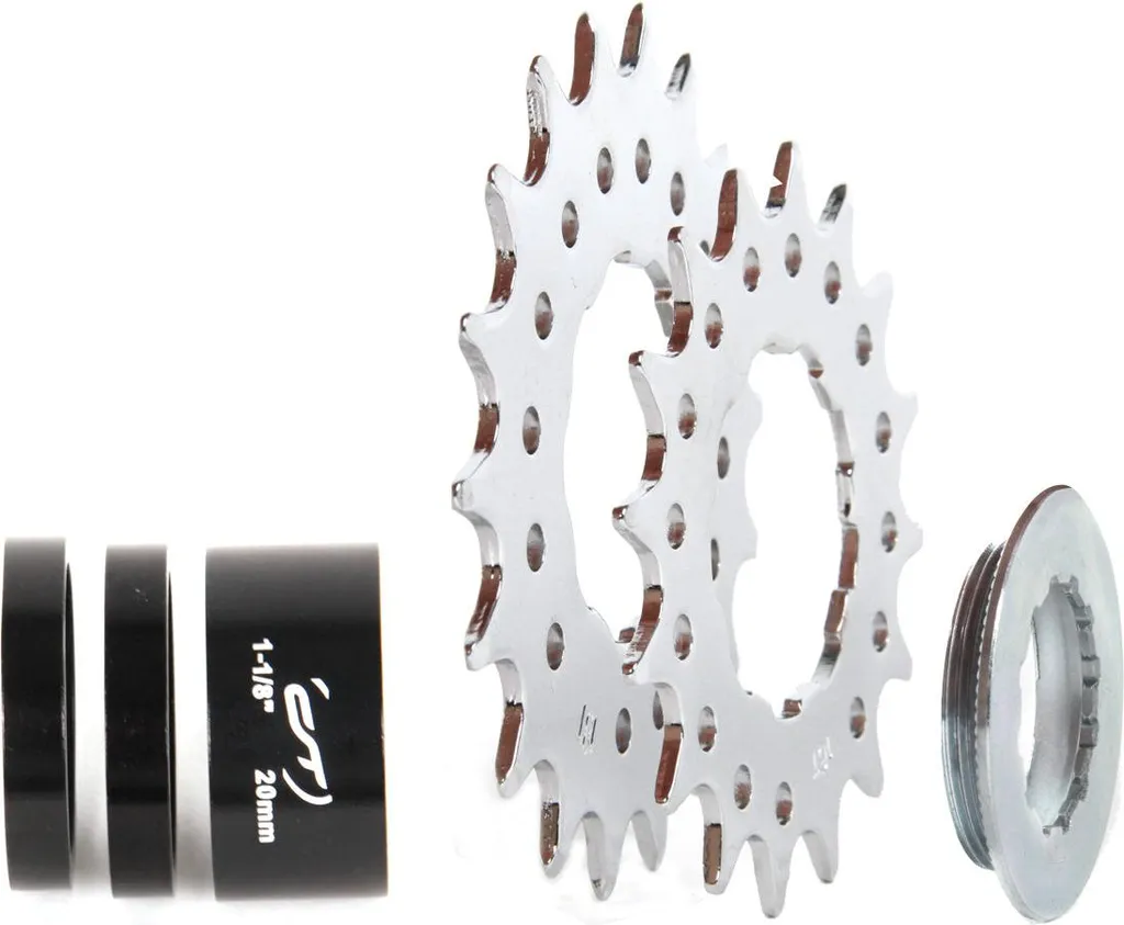 Supprimer dérailleur cassé : adaptateur singlespeed pour chaîne 3/32"