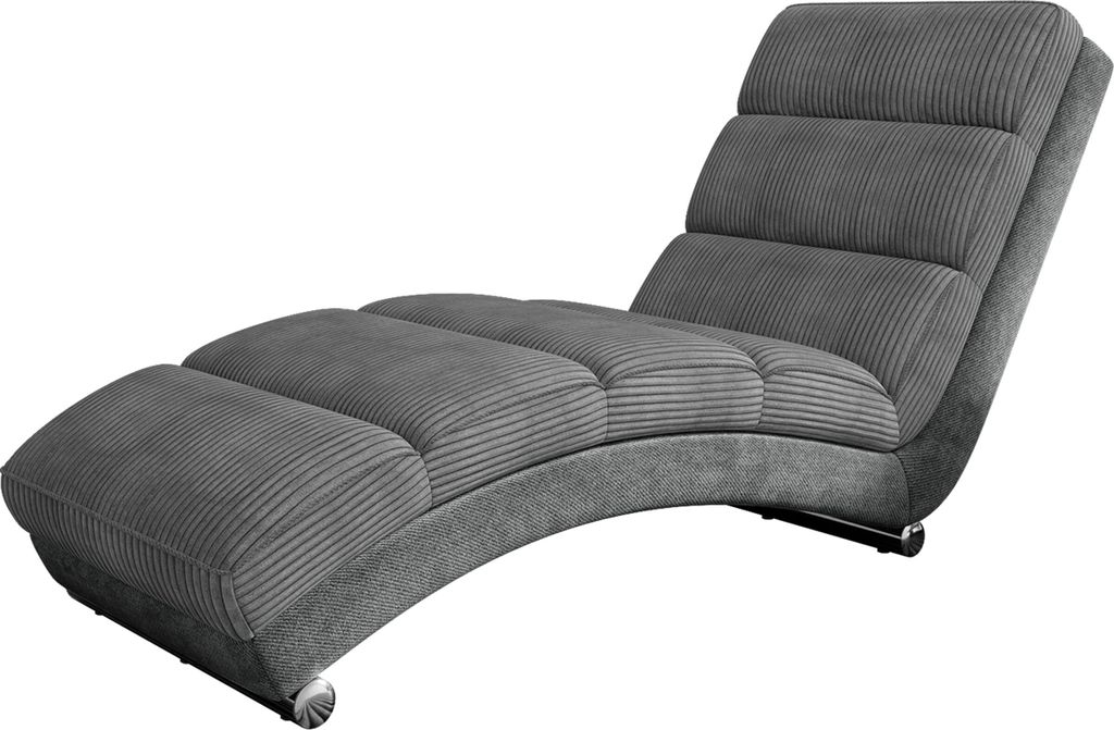 MIRJAN24 Sessel Holiday Cord, Relaxsessel, Liegesesse, Relaxliege mit verchromte Füße, Elegant, Fernsehsessel (Farbe: Poso 22 + Kronos 22)