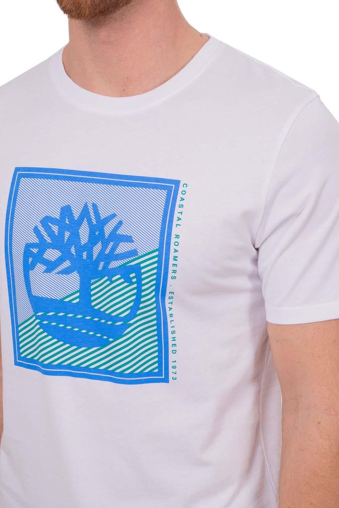 TIMBERLAND - Regelmäßiges Herren-T-Shirt mit Logo-Aufdruck - Größe L