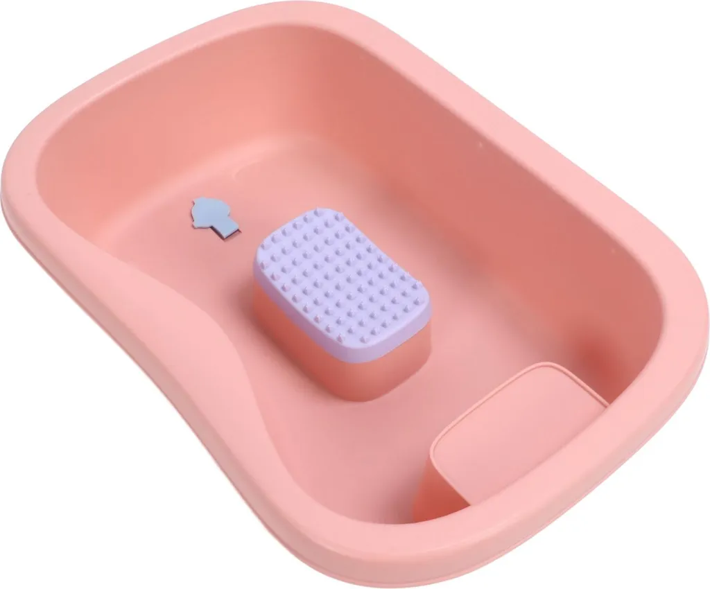 Lavatesta Rosa per Mamma e Nonna | Lavabo Capelli da Comodino con Kit
