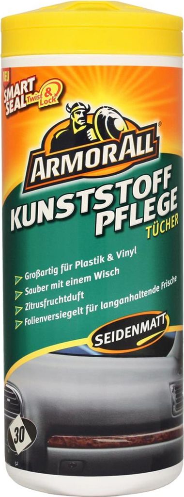 Armor All Kunststoff Pflegetücher seidenmatt 30 Tücher (1er Produktbild 