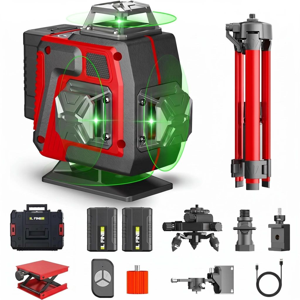4x360°-Laser-Kreuzlinienlaser mit 16 Strahlen, Produktbild 