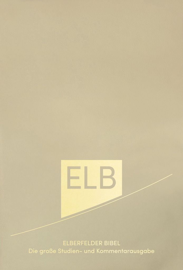 Elberfelder Bibel. Die große Studien- und Kommentarausgabe Produktbild 