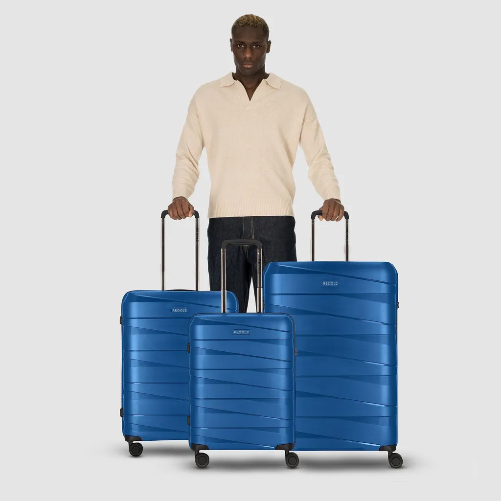 Set de Valises Incassables 3 Pièces pour Protéger vos Bagages Bleu - 6