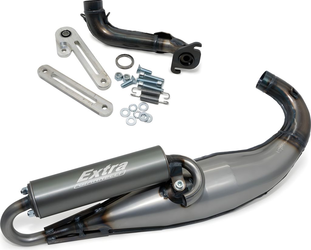 Giannelli Auspuff / Sportauspuff Extra V2 mit Zulassung kompatibel mit Peugeot stehend