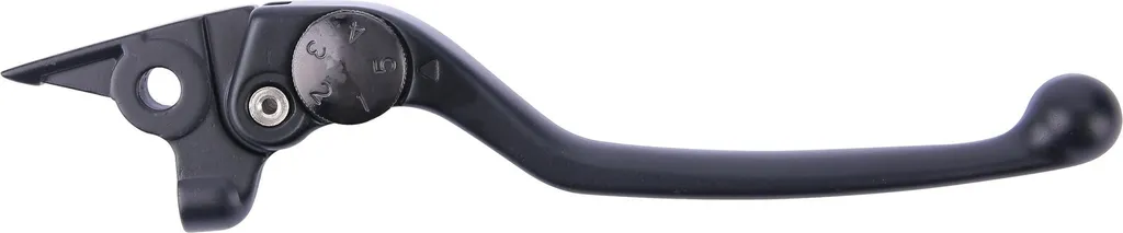 Levier de frein Domino aluminium noir pour rénovation et entretien moto