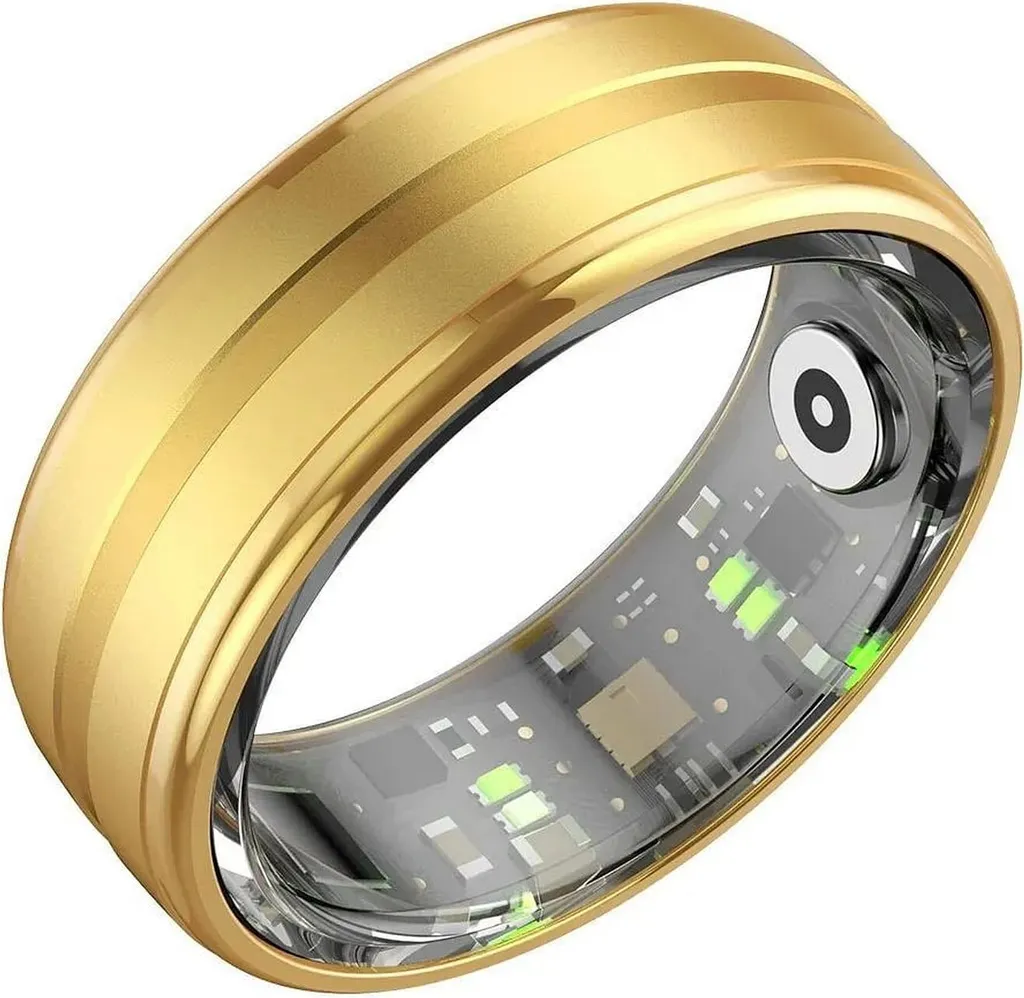 Anello Smart Rubicon R06 Oro S8 Misura 17 - Tracker Salute Fitness