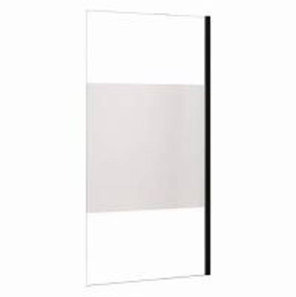 AICA Walk in Dusche 100x200cm 8mm NANO ESG für Duschwand Produktbild 